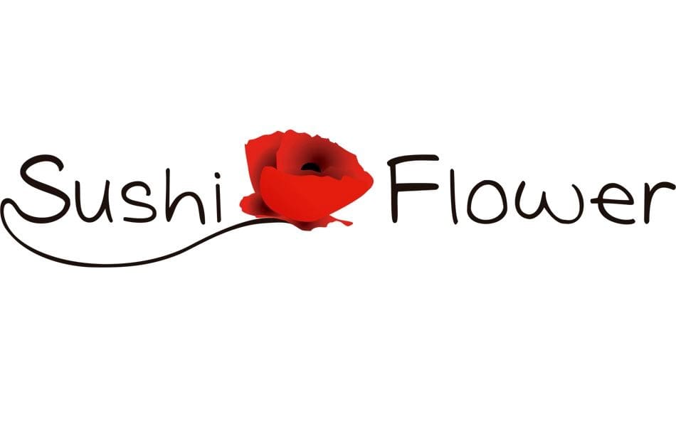 logo sushi flower