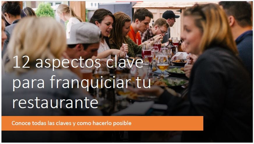 cómo franquiciar tu restaurante